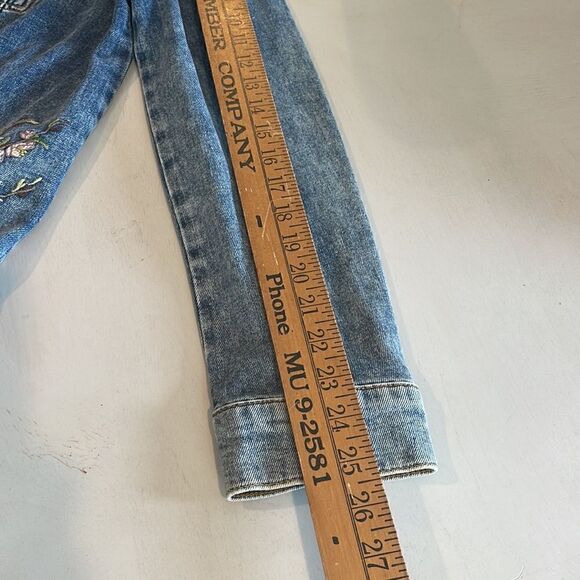 Violeta by Mango Embroidered Denim Jacket - Picture 10 of 11